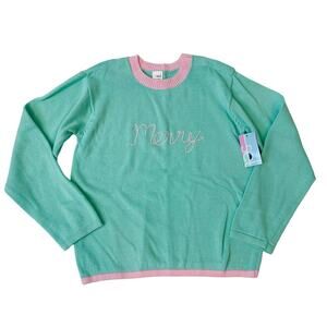NWT Set Size 5/6 Stella Sweater in Merry Mint